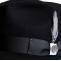Steven Land Black / White Trimmed Australian Wool Fedora Dress Hat SLBR-250